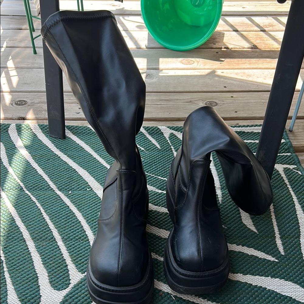 Black Demonia Shaker Boots - image 1
